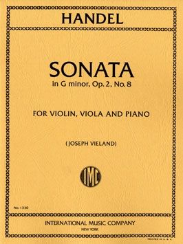 Handel, G F: Sonata in G Minor op. 2/8