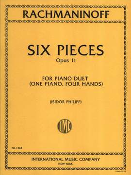Rachmaninoff, S: Six Original Pieces Op11