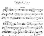 Variations on a Russian Folksong Product Image