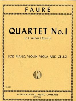 Fauré, G: Piano Quartet No.1 in C Minor Op.15