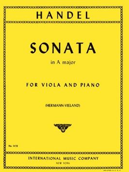 Handel, G F: Sonata A major A major