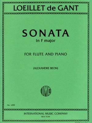 Loeillet de Gant, J B: Sonata in F major