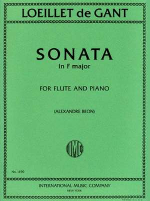 Loeillet de Gant, J B: Sonata in F major F major