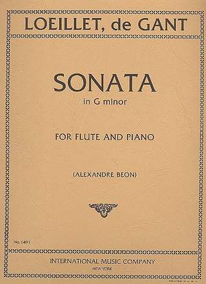 Loeillet de Gant, J B: Sonata in G minor