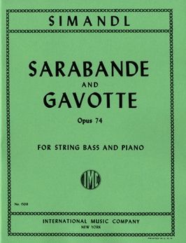Simandl, F: Sarabande and Gavotte op. 74