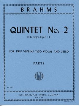 Brahms, J: String Quintet No.2 G Major Op.111