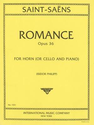 Saint-Saëns, C: Romance Op.36