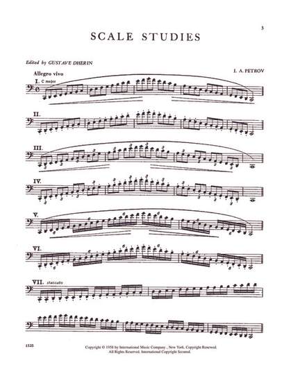 Petrov, I: Scale Studies