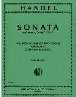 Handel, G F: Sonata G minor op.2/2