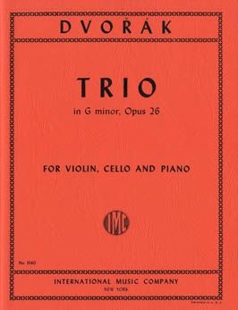 Dvořák, A: Piano Trio G Minor Op.26
