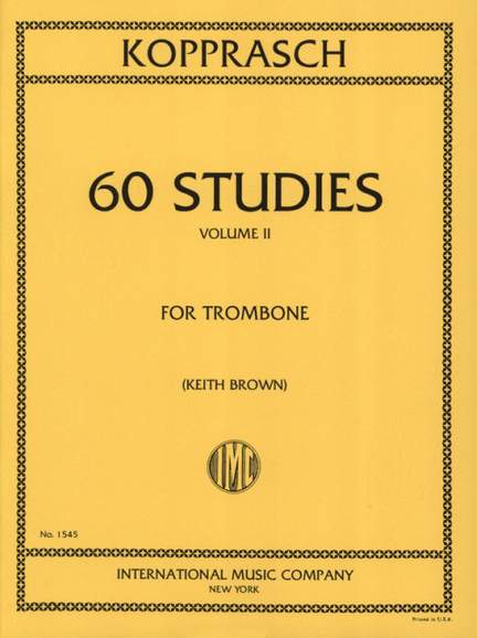 Kopprasch, C: 60 Studies Vol. 2 Vol. 2