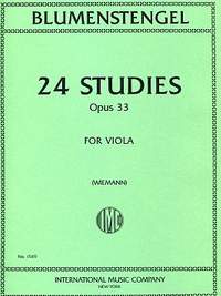Blumenstengel, A: 24 Studies op.33