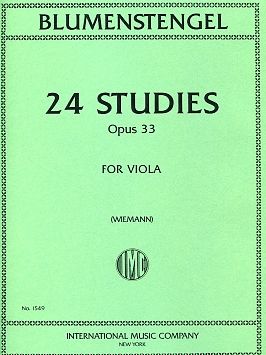 Blumenstengel, A: 24 Studies op.33