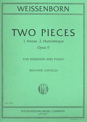 Weissenborn, J: Two Pieces Op.9