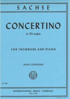 Sachse, E: Concertino BbMajor B flat major