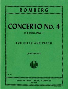 Romberg, B: Concerto No.4 E minor op. 7