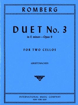 Romberg, B: Duet No. 3 E minor E minor Op.9