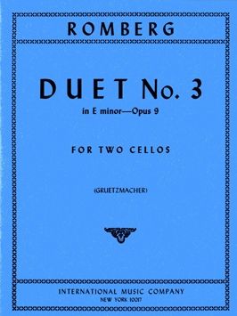Romberg, B: Duet No. 3 E minor Op.9
