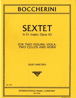 Boccherini, L: Sextet in Eb Major Op.42