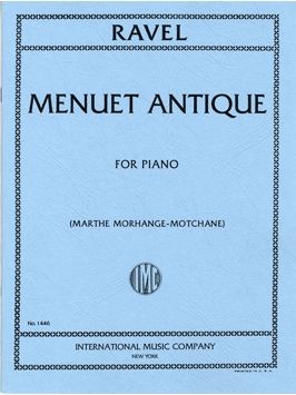 Ravel, M: Menuet Antique