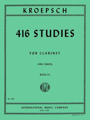Kroepsch, F: 416 Studies Volume 3 Vol. 3