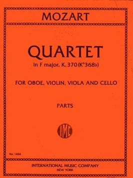 Mozart, W A: Quartet in F major KV 370
