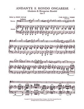 Weber: Andante & Rondo Ongarese Op.35