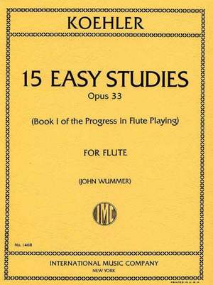 Koehler, E: Progress in Flute Playing Volume 1 Op.33