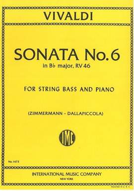 Vivaldi, A: Sonata No. 6 B flat major RV 46