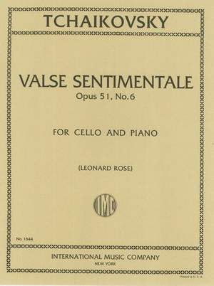 Tchaikovsky: Valse Sentimentale Op.51 No.6