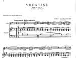 Rachmaninoff, S W: Vocalise op. 34/14 Product Image