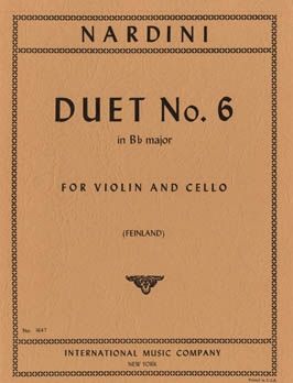 Nardini, P: Duet No.6 Bb major B flat major