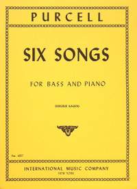 Purcell, H: Six Songs for Bass