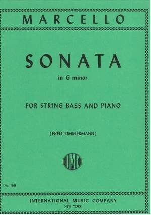 Marcello, B: Sonata in G minor G minor