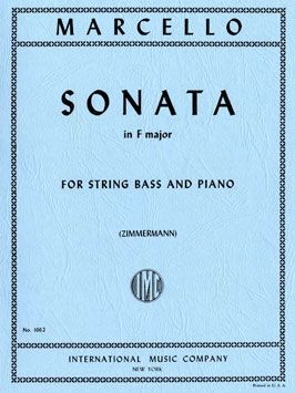 Marcello, B: Sonata F Maj Kb Pft F Major