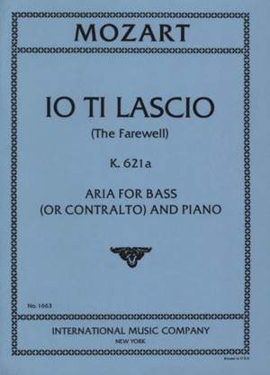 Mozart, W A: Lo ti Lascio (L'Addio) K.621a