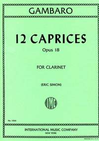 Gambaro, G B: 12 Caprices Op.18