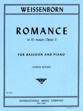 Weissenborn, J: Romance in Eb Major E flat major Op.3