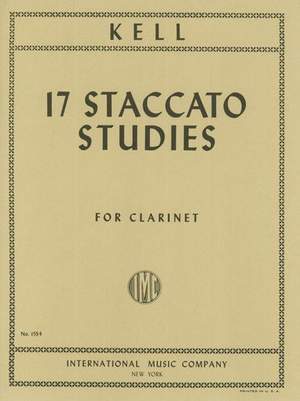 Kell, R: 17 Staccato Studies S.clar