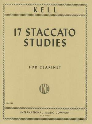Kell, R: 17 Staccato Studies S.clar