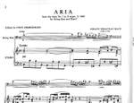 Bach, J S: Aria from the Suite No. 3 in D major Product Image
