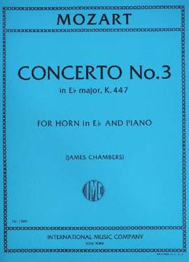 Mozart, W A: Concerto No.3 E flat major KV.447