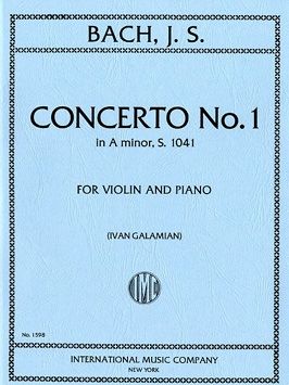 Bach, J S: Concerto No.1 A minor BWV1041