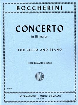 Boccherini, L: Concerto Bbmaj Vc Pft Red