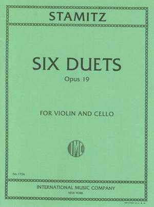 Stamitz, C P: Six Duets op. 19