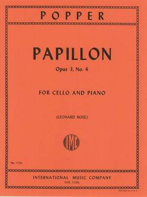 Popper, D: Papillon op. 3/4