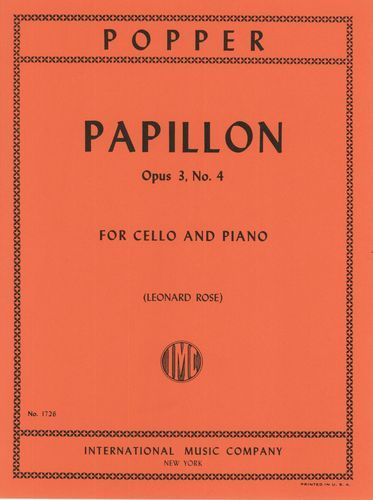 Popper, D: Papillon op. 3/4