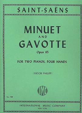 Saint-Saëns, C: Minuet and Gavotte from Septet op.65