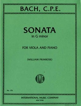 Bach, C P E: Sonata G minor