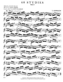 Kopprasch, C: 60 Studies Vol. 2 Vol. 2